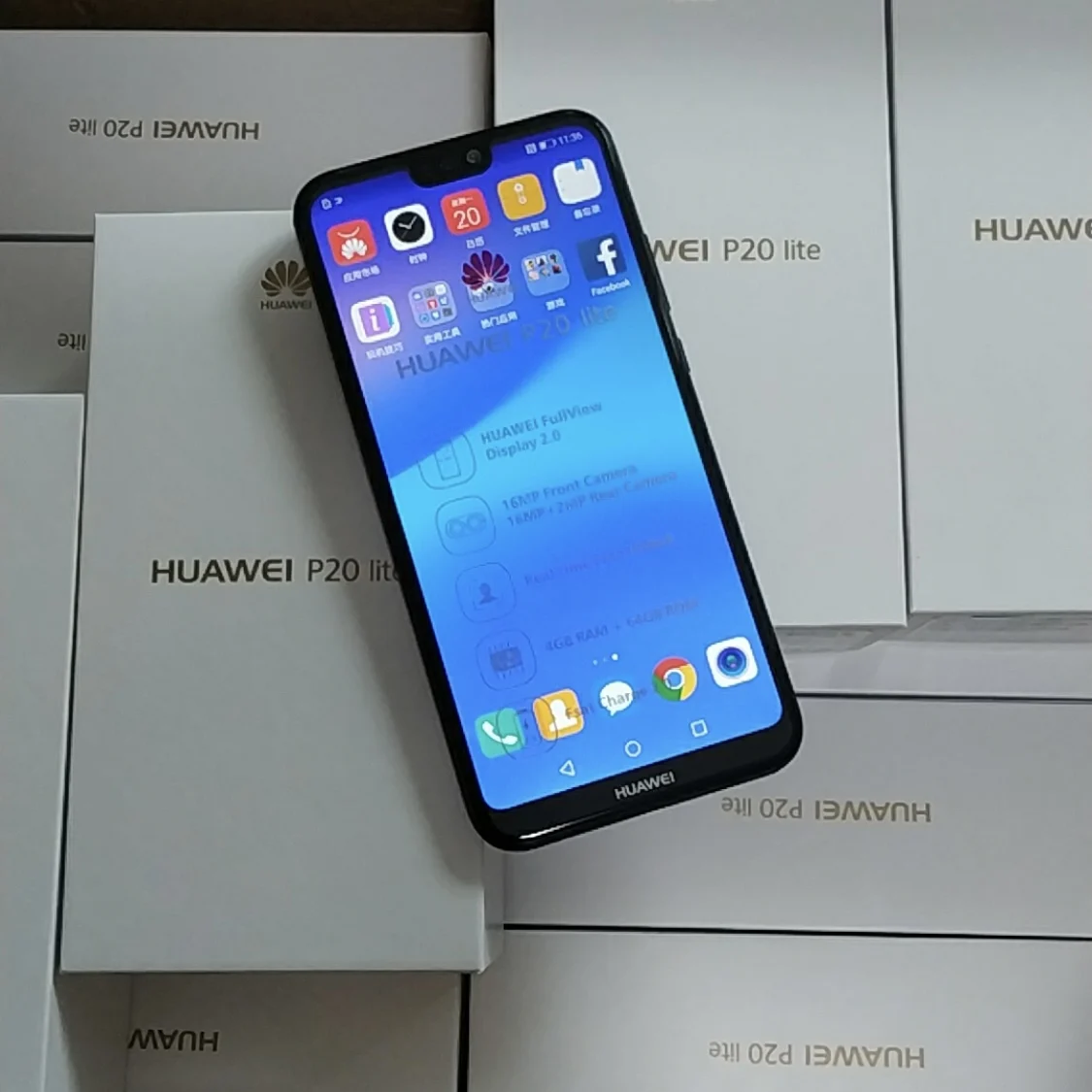 Huawei P20 lite  Blue 本体 32GB 完全未開封 HUAWEI P20 Lite (32GB + 4GB RAM) 5.84